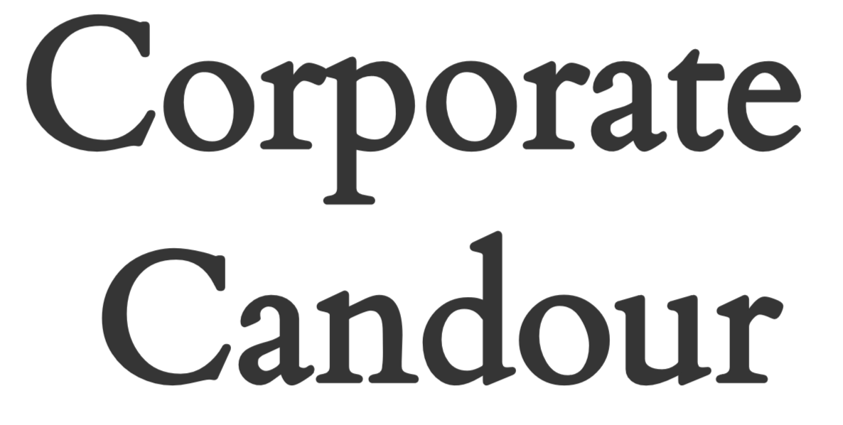 Corporate Candour